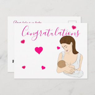 新しい母 ポストカード