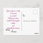 新しい母 ポストカード (裏面)