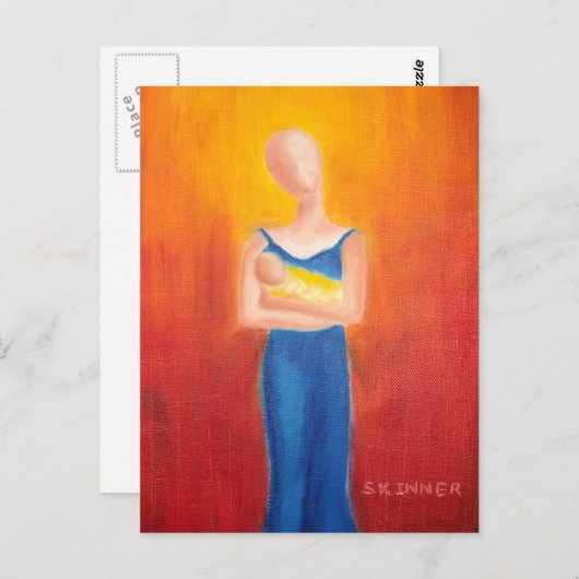 新しい母 ポストカード (正面/裏面)