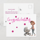 新しい母 ポストカード (正面/裏面)