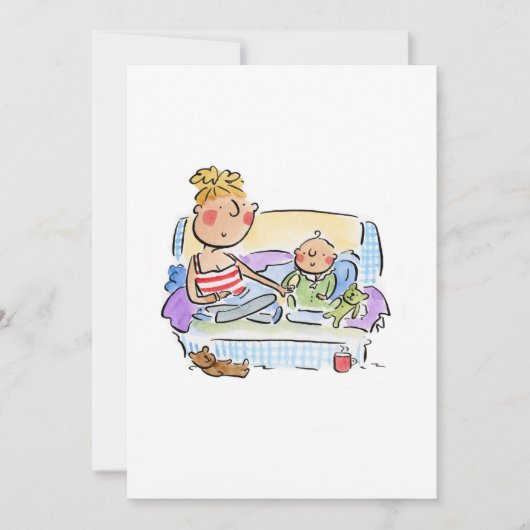 新しい母 招待状 (正面)