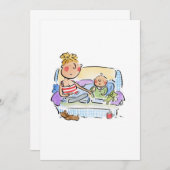 新しい母 招待状 (正面/裏面)