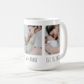 新しい母| 最初の母| 写真3枚 コーヒーマグカップ (正面右)