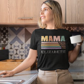 新しい母 | Mama Tee |母の日 |名前をカスタムする Tシャツ