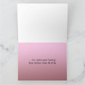 新しい求人カードおめでとう カード (内部)