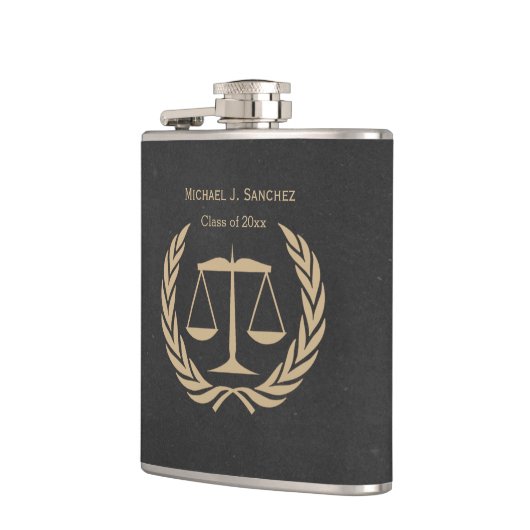 新しい法律学校の卒業生 フラスク (左)