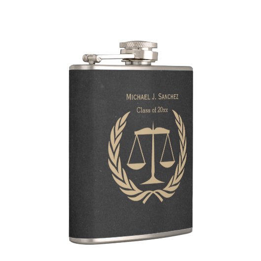 新しい法律学校の卒業生 フラスク (右)