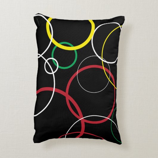 新しい波色アクセント枕 アクセントクッション (裏面(縦))