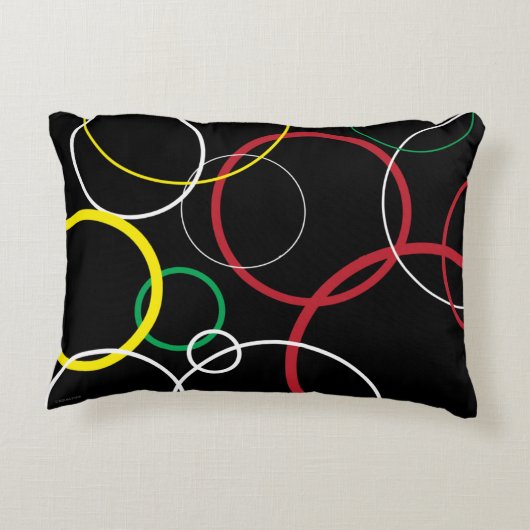 新しい波色アクセント枕 アクセントクッション (裏面)