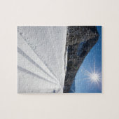 新しい準備されたクロス・カントリーのスキー2で走るため ジグソーパズル (横)