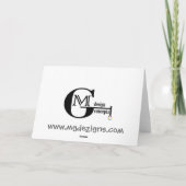 新しい父さん、おめでとう カード (裏面)