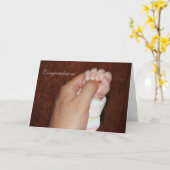 新しい父さん、おめでとう カード (黄色い花)