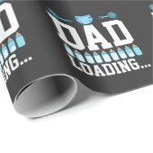 新しい父のベビーをロードおむつ妊娠の発表 ラッピングペーパー (ロールコーナー)