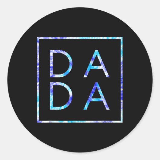 新しい父の日1 ラウンドシール (正面)