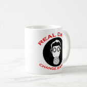 新しい父: 実質のパパの変更のおむつのコーヒー・マグ コーヒーマグカップ (正面右)