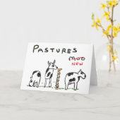 新しい牧場 カード (黄色い花)