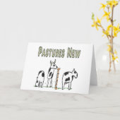 新しい牧場 カード (黄色い花)