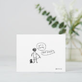 新しい犬のはがき ポストカード (スタンド正面)