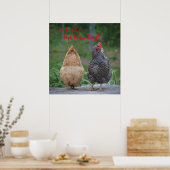 新しい犬のポスターは鶏 ポスター (キッチン)