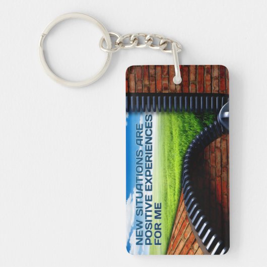 「新しい状況」モチベーション確認 キーホルダー (正面)