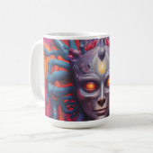 新しい現実につながる コーヒーマグカップ (正面左)