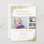 新しい生まれキスベビー 案内状 (正面)