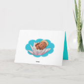 新しい生まれベビー カード (裏面)