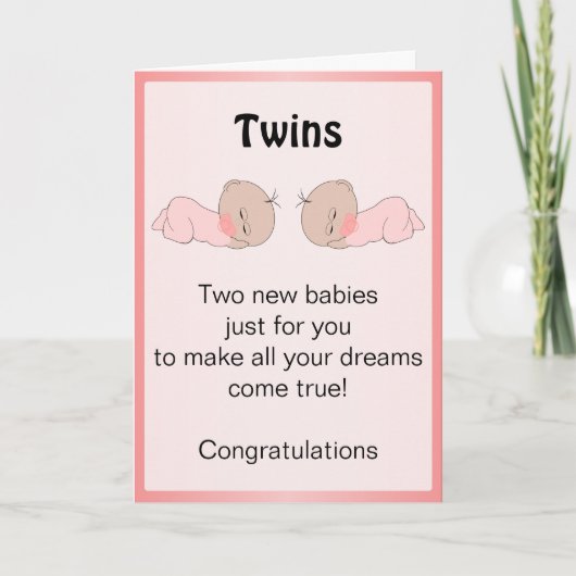 新しい生まれベビー カード (正面)