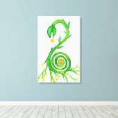 新しい生命の種 キャンバスプリント (インサイチュ (ウッドフロア))