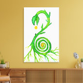 新しい生命の種 キャンバスプリント (インサイチュ (リビング))