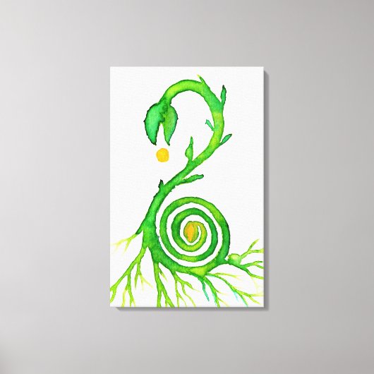 新しい生命の種 キャンバスプリント (正面)