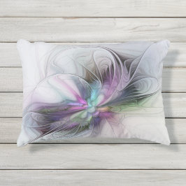 新しい生活、抽象芸術カラフルフラクタル芸術ファンタジー アウトドアクッション