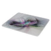 新しい生活、抽象芸術カラフルフラクタル芸術ファンタジー カッティングボード (角)