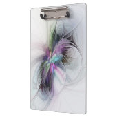 新しい生活、抽象芸術カラフルフラクタル芸術ファンタジー クリップボード (左)