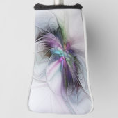 新しい生活、抽象芸術カラフルフラクタル芸術ファンタジー ゴルフヘッドカバー (回転90)