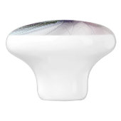 新しい生活、抽象芸術カラフルフラクタル芸術ファンタジー セラミックノブ (側面)