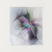 新しい生活、抽象芸術カラフルフラクタル芸術ファンタジー タペストリー (正面)