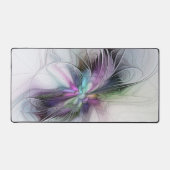 新しい生活、抽象芸術カラフルフラクタル芸術ファンタジー デスクマット (正面)