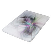 新しい生活、抽象芸術カラフルフラクタル芸術ファンタジー バスマット (アングル)