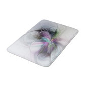 新しい生活、抽象芸術カラフルフラクタル芸術ファンタジー バスマット (アングル)