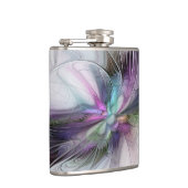 新しい生活、抽象芸術カラフルフラクタル芸術ファンタジー フラスク (右)