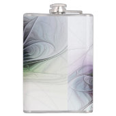 新しい生活、抽象芸術カラフルフラクタル芸術ファンタジー フラスク (裏面)