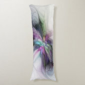 新しい生活、抽象芸術カラフルフラクタル芸術ファンタジー ボディピロー (正面縦)