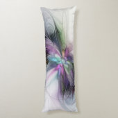 新しい生活、抽象芸術カラフルフラクタル芸術ファンタジー ボディピロー (裏面 (縦))