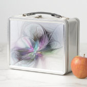 新しい生活、抽象芸術カラフルフラクタル芸術ファンタジー メタルランチボックス (インサイチュ)