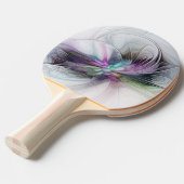新しい生活、抽象芸術カラフルフラクタル芸術ファンタジー 卓球ラケット (正面アングル)