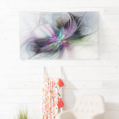 新しい生活、抽象芸術カラフルフラクタル芸術ファンタジー 横断幕 (インサイチュ)