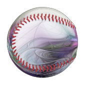 新しい生活、抽象芸術カラフルフラクタル芸術ファンタジー 野球ボール (正面左)