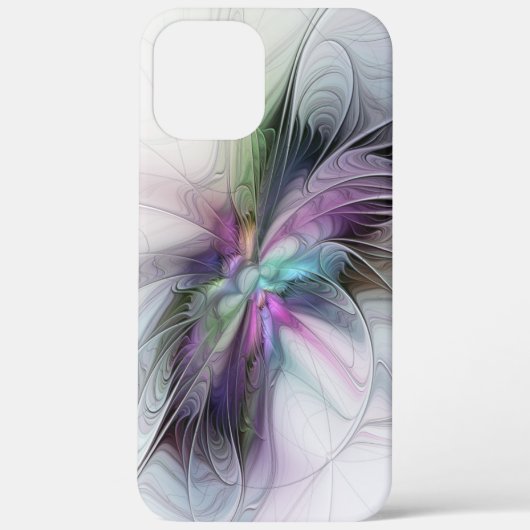 新しい生活、抽象芸術カラフルフラクタル芸術ファンタジー Case-Mate iPhoneケース (裏面)