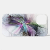 新しい生活、抽象芸術カラフルフラクタル芸術ファンタジー Case-Mate iPhoneケース (裏面 (横))